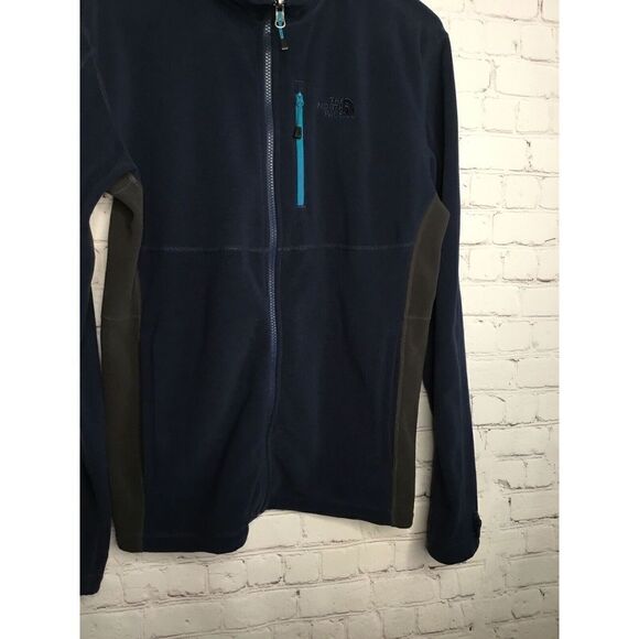 The North Face Fleece Jacket Full Zip Mens Small Size SP Blue /Navy Blue - Picture 8 of 14